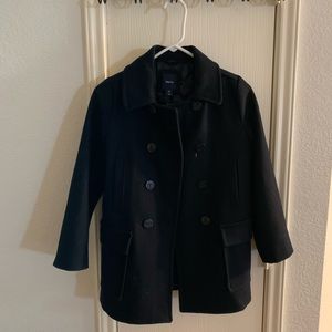 Girls Navy Blue Gap Pea Coat